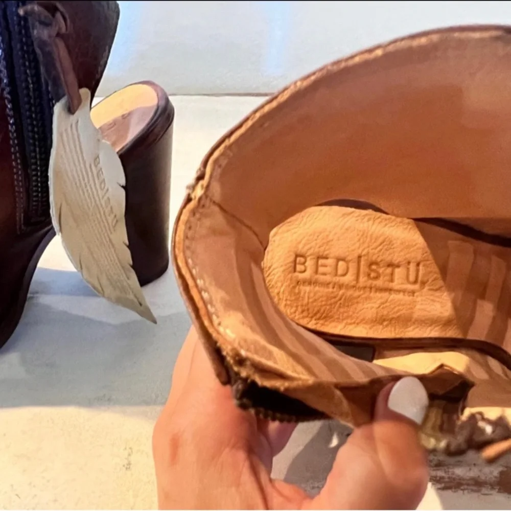 BED STU Occam heels. Teak Rustic.  New without box. - Picture 3 of 3